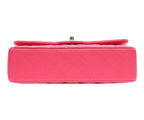 Chanel Neo Pink Lamb Silver Quilted 25 cm Shoulder — view 5