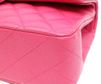 Chanel Neo Pink Lamb Silver Quilted 25 cm Shoulder — view 7
