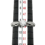 Chanel Quilted Engagement Ring Diamond Pt Platinum — view 8