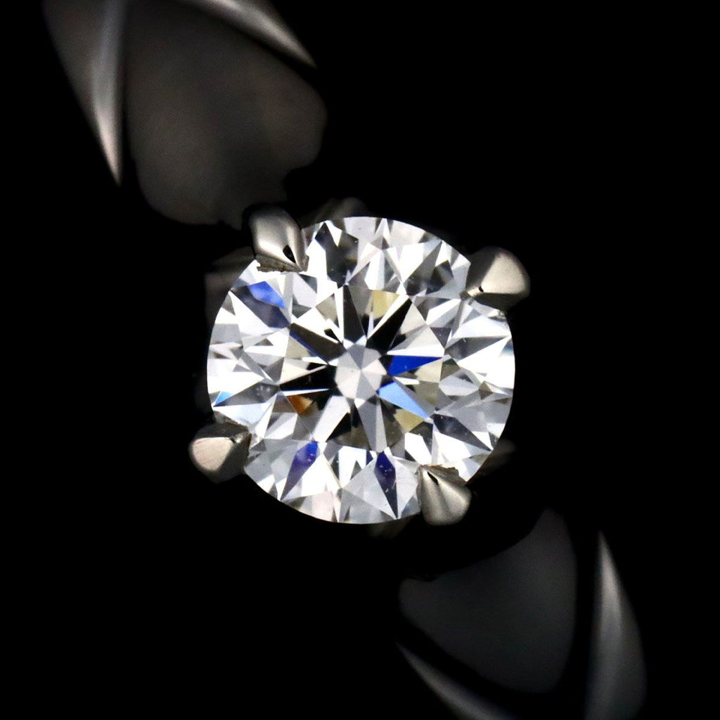 Chanel Quilted Engagement Ring Diamond Pt Platinum — view 7