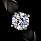 Chanel Quilted Engagement Ring Diamond Pt Platinum — view 7