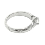Chanel Quilted Engagement Ring Diamond Pt Platinum — view 4