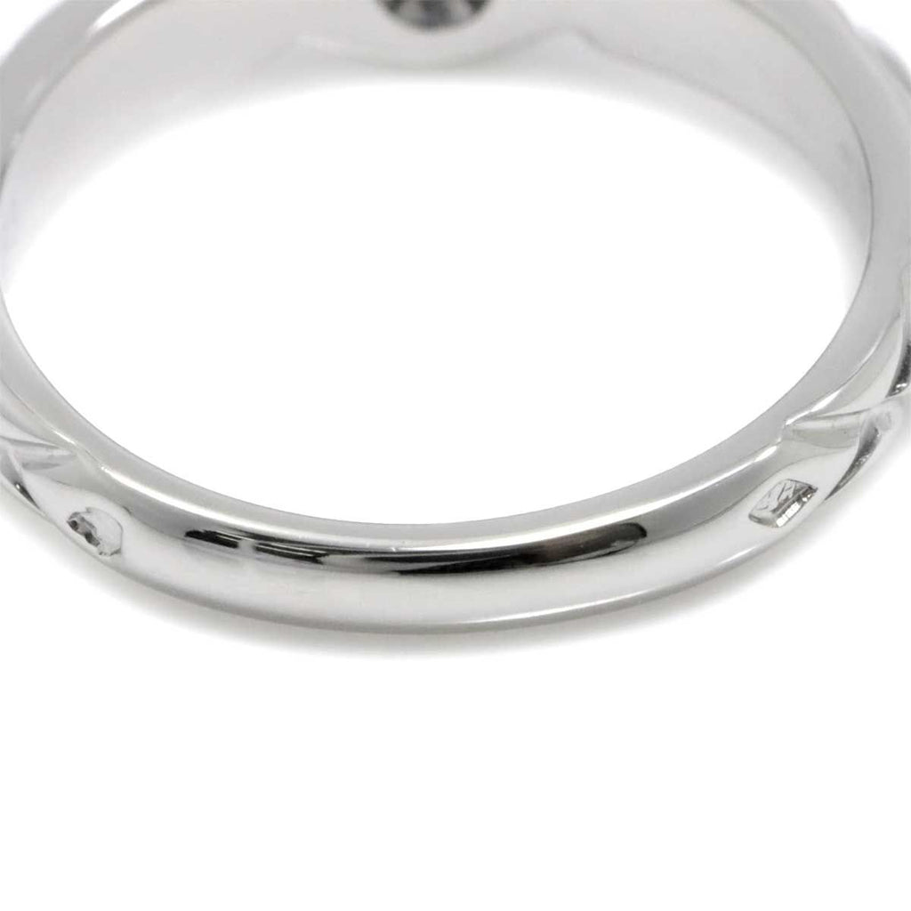 Chanel Quilted Engagement Ring Diamond Pt Platinum — view 5
