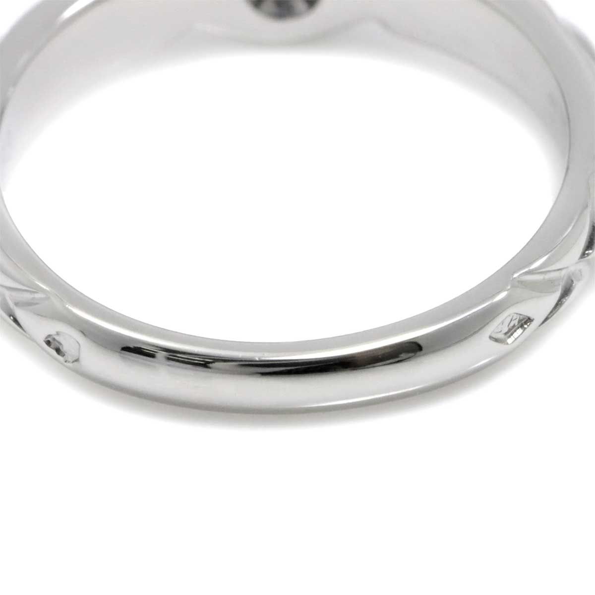 Chanel Quilted Engagement Ring Diamond Pt Platinum — view 5