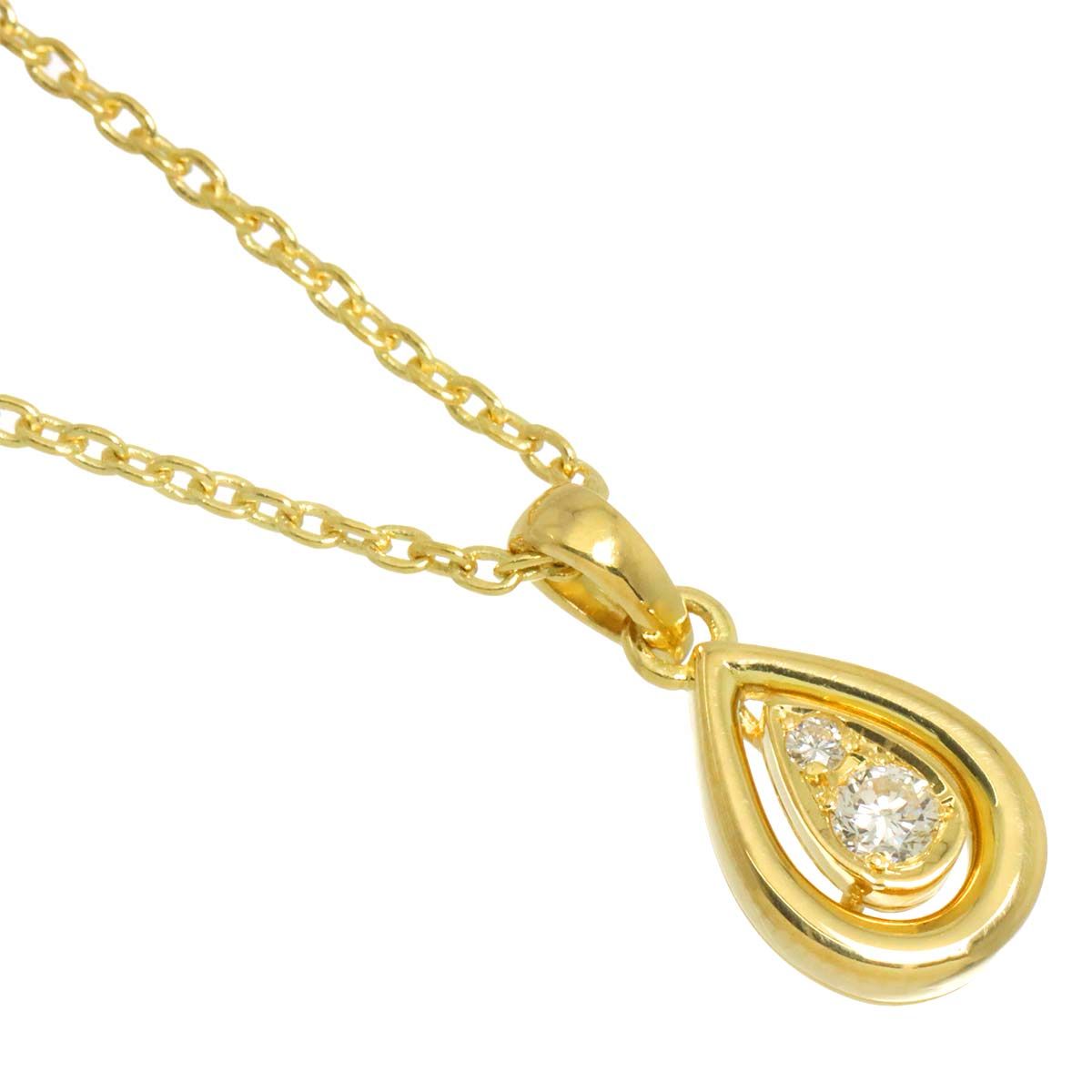Dior Diamond Necklace 40 cm 18k YG Yellow Gold — view 3