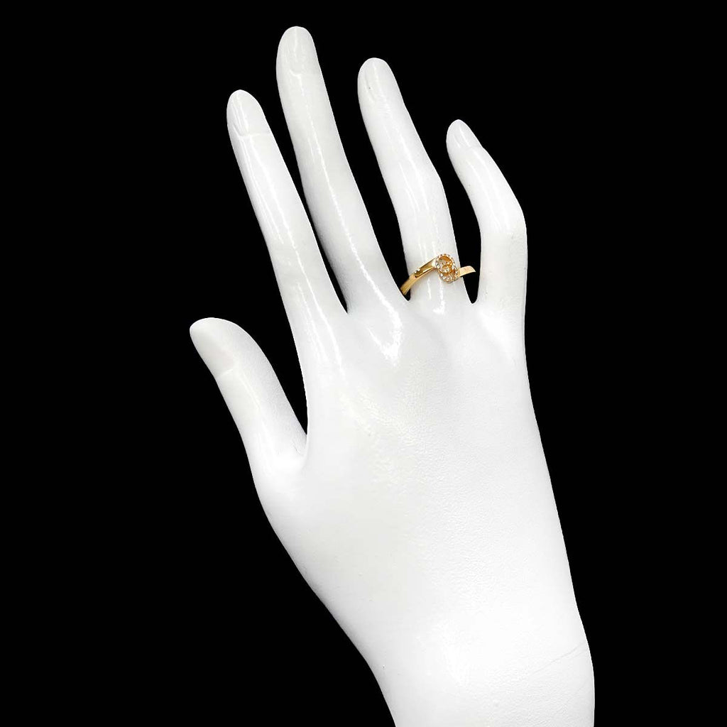 Gucci GG Running Ring Diamond 18k YG Yellow Gold — view 7