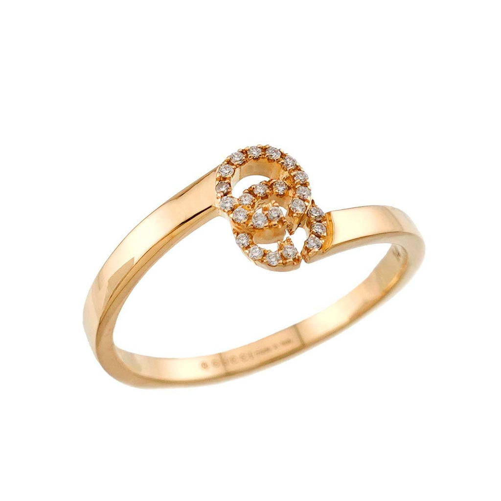 Gucci GG Running Ring Diamond 18k YG Yellow Gold — view 5