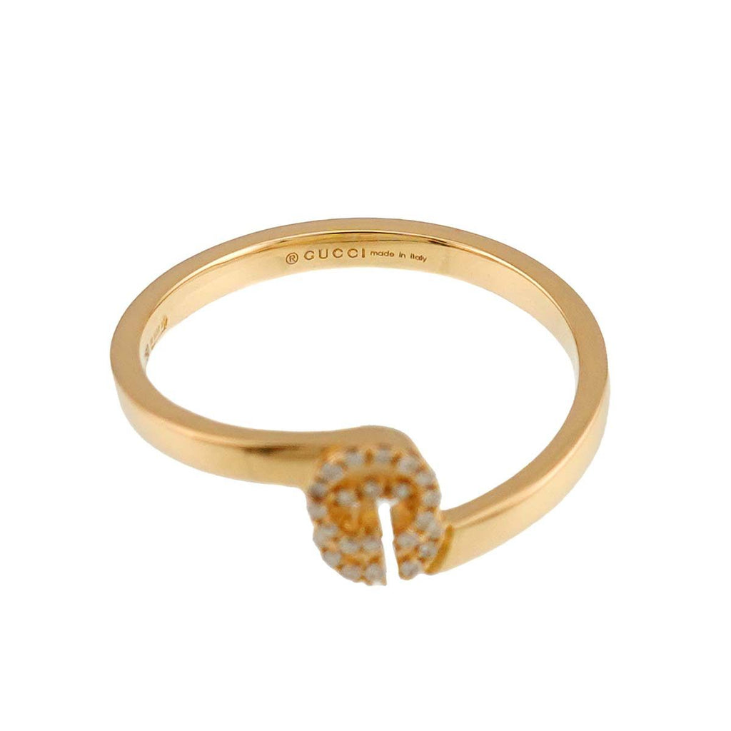 Gucci GG Running Ring Diamond 18k YG Yellow Gold — view 3