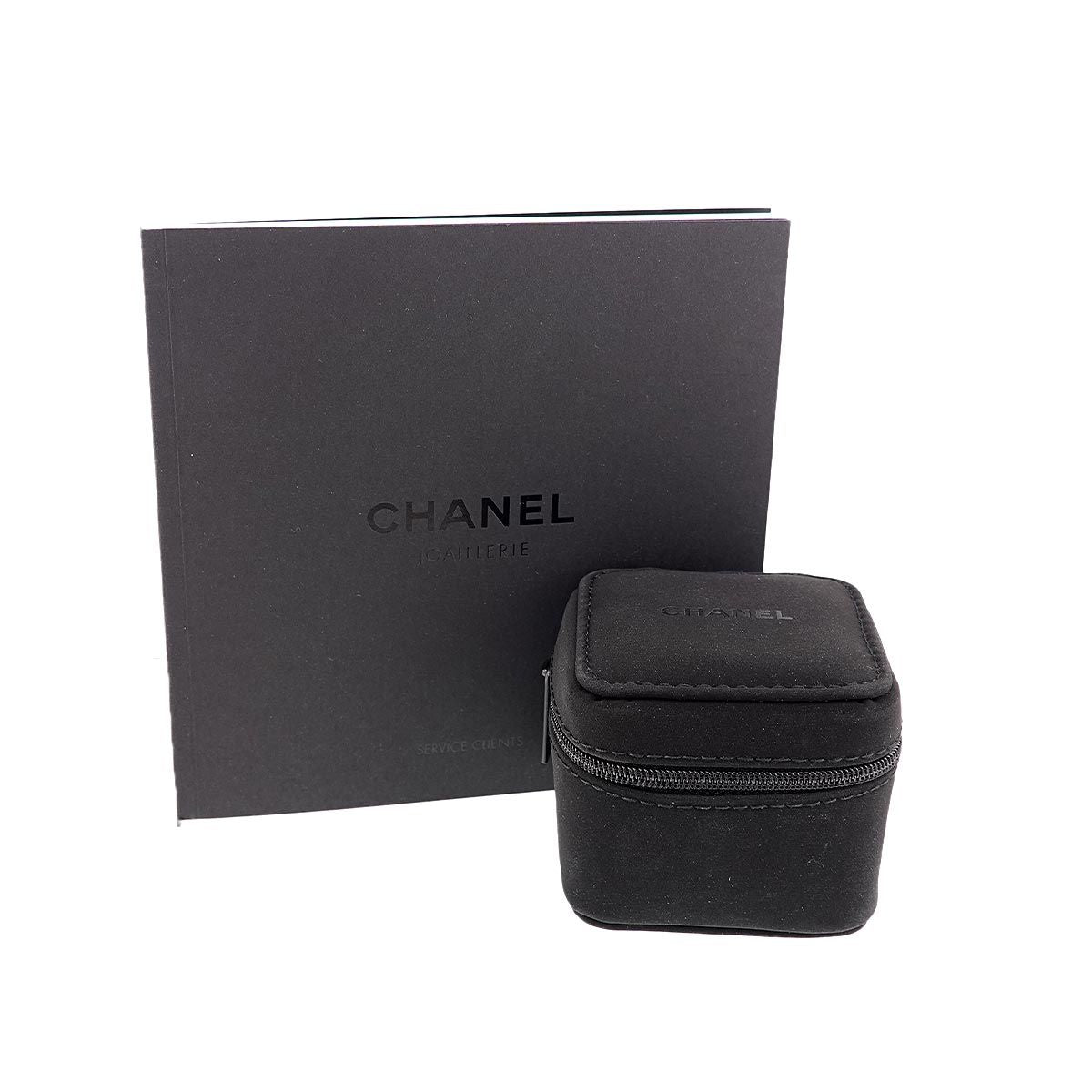 Chanel Akoya Pearl 7..0 Diamond Earrings 18k YG Yellow Gold 750 Pierced — view 9