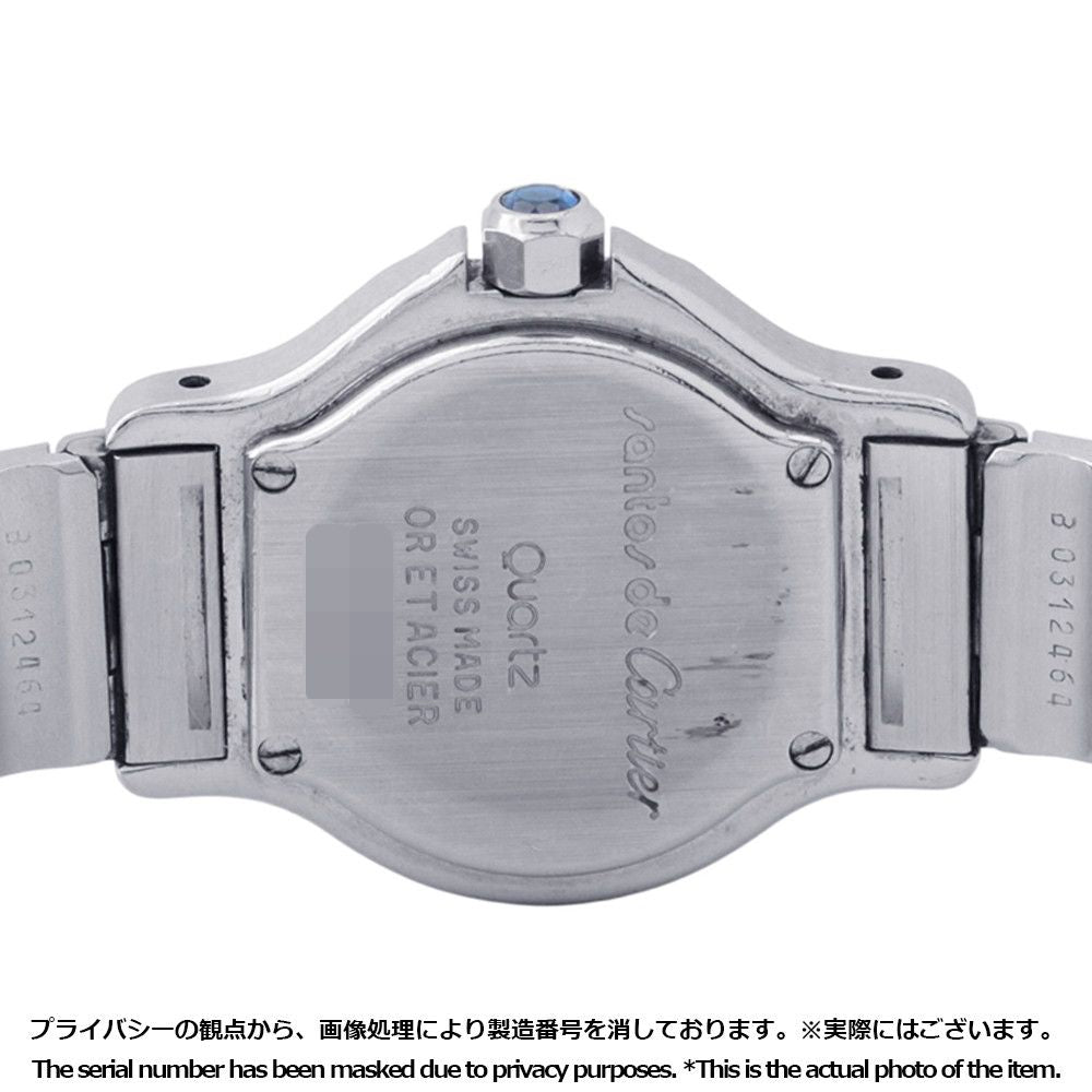 Cartier Santos Octagon SM Watch Ivory Dial Quartz — view 3