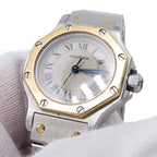 Cartier Santos Octagon SM Watch Ivory Dial Quartz — view 6
