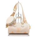 Louis Vuitton Papillon BB Monogram Empreinte Beige Handbag