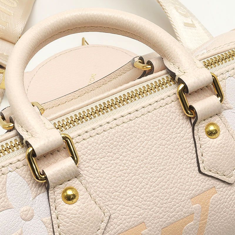 Louis Vuitton Papillon BB Monogram Empreinte Beige Handbag — view 4