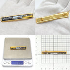 Hermes Enamel Pin Brooch Stick Type Cloisonne Gold — view 8