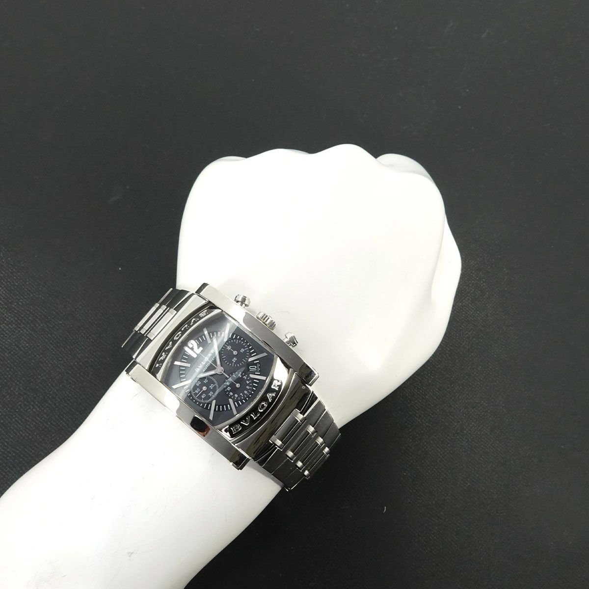 Bvlgari Assioma Chronograph Watch Date Navy Automatic Winding — view 4