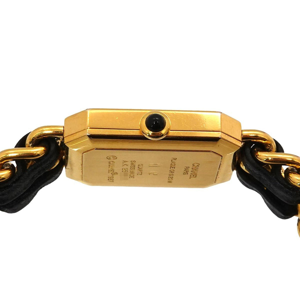 Chanel Premiere M Vintage Watch Black Gold — view 5