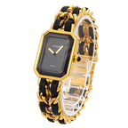 Chanel Premiere M Vintage Watch Black Gold — view 2
