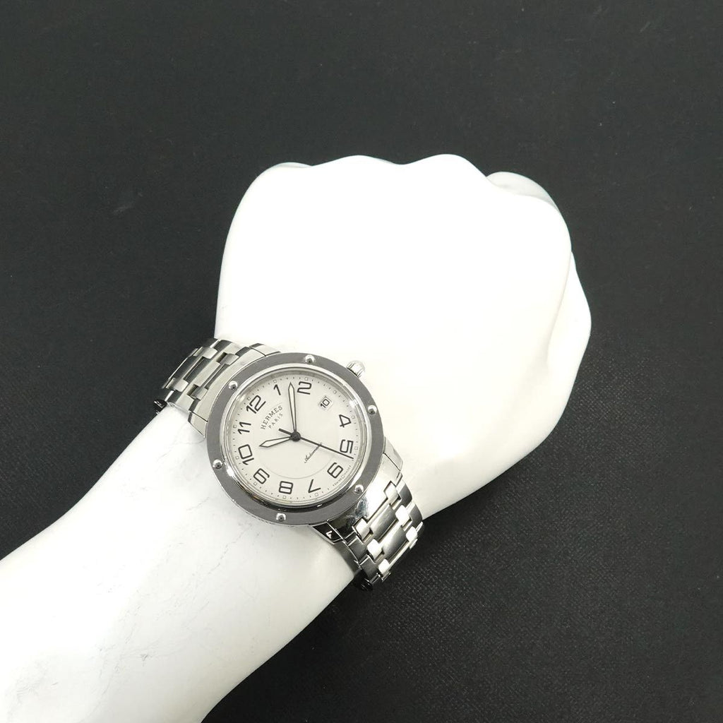 Hermes Clipper Classic Cp2 810 Watch Date Silver Automatic Winding — view 3