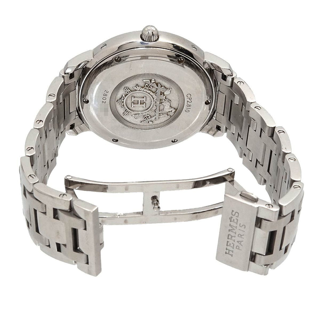 Hermes Clipper Classic Cp2 810 Watch Date Silver Automatic Winding — view 4
