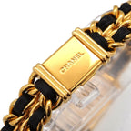 Chanel Premiere XL Vintage Watch Black Gold Quartz — view 6