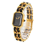 Chanel Premiere XL Vintage Watch Black Gold Quartz — view 2