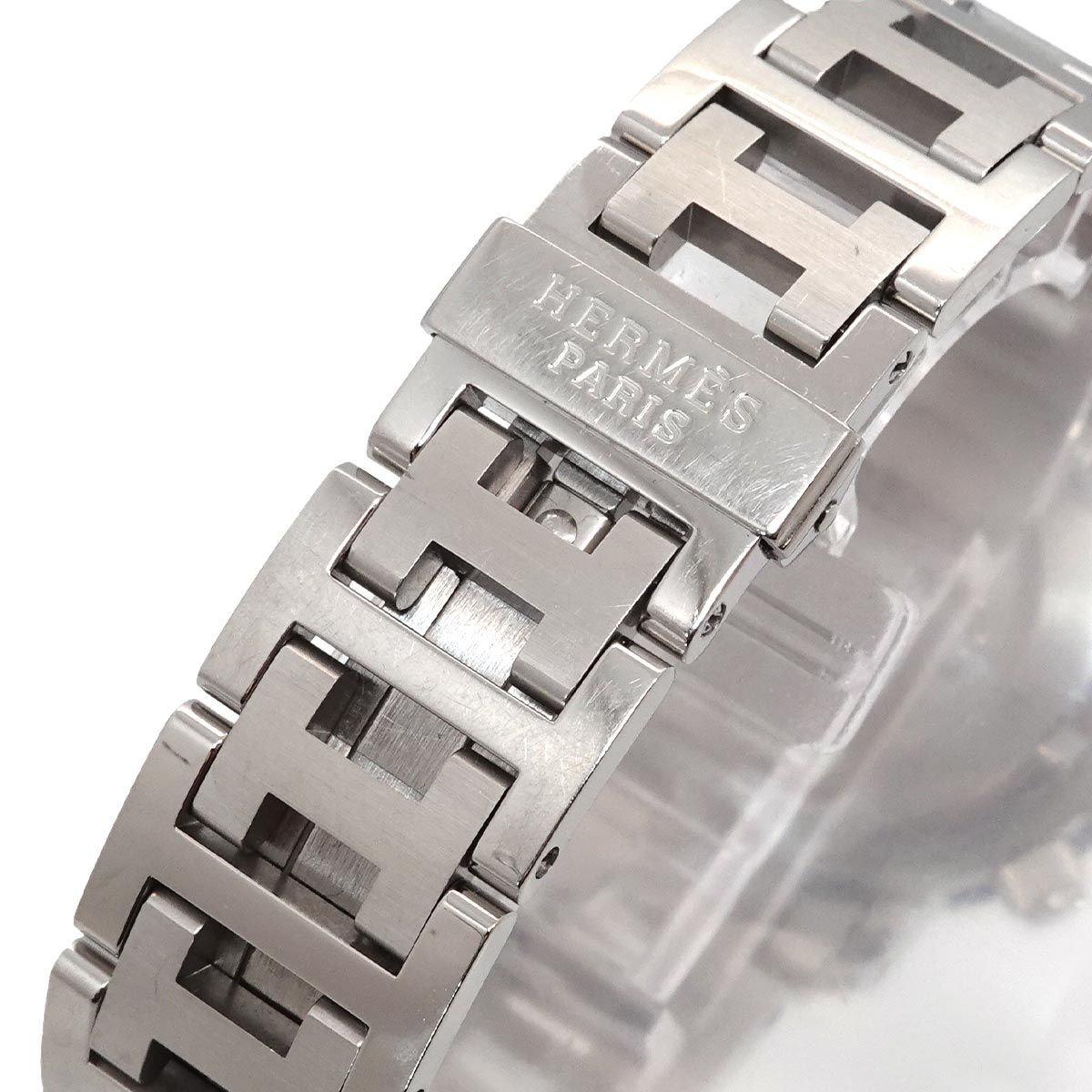 Hermes Clipper Diver Chronograph Cl2 317 Boys Watch Date Blue Quartz — view 6