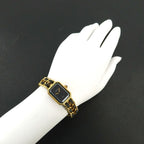 Chanel Premiere L Vintage Watch Black Gold — view 3