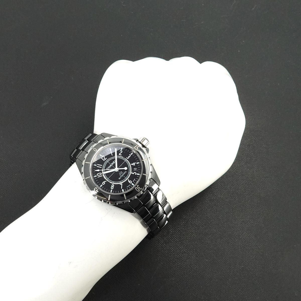 Chanel 38 Watch Black Ceramic Date Automatic Winding 6 19 Mountain Road — view 4