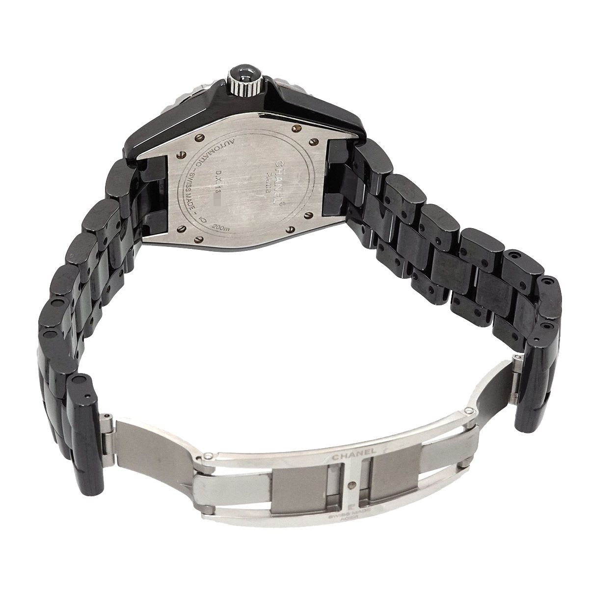 Chanel 38 Watch Black Ceramic Date Automatic Winding 6 19 Mountain Road — view 5