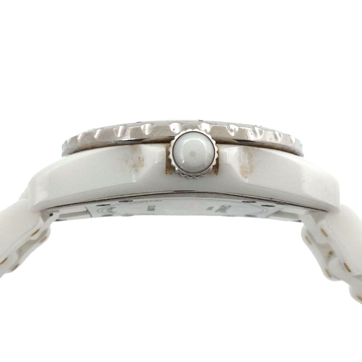 Chanel 33 Watch Date White Ceramic Quartz — view 5