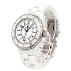 Chanel 33 Watch Date White Ceramic Quartz — view 2