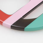Hermes Equipe Buffalo Horn Pink Necklace — view 4