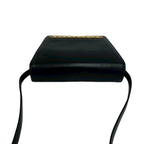 Gucci Vintage GG Logo Leather Mini Shoulder Bag Crossbody Pochette Black — view 4
