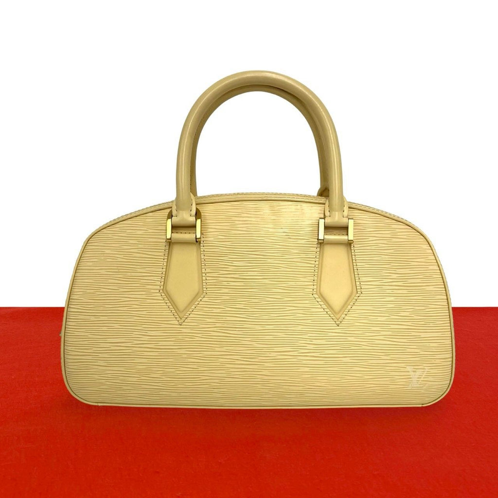 Louis Vuitton Vintage Jasmine Epi Leather Mini Boston Bag Beige