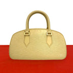 Louis Vuitton Vintage Jasmine Epi Leather Mini Boston Bag Beige