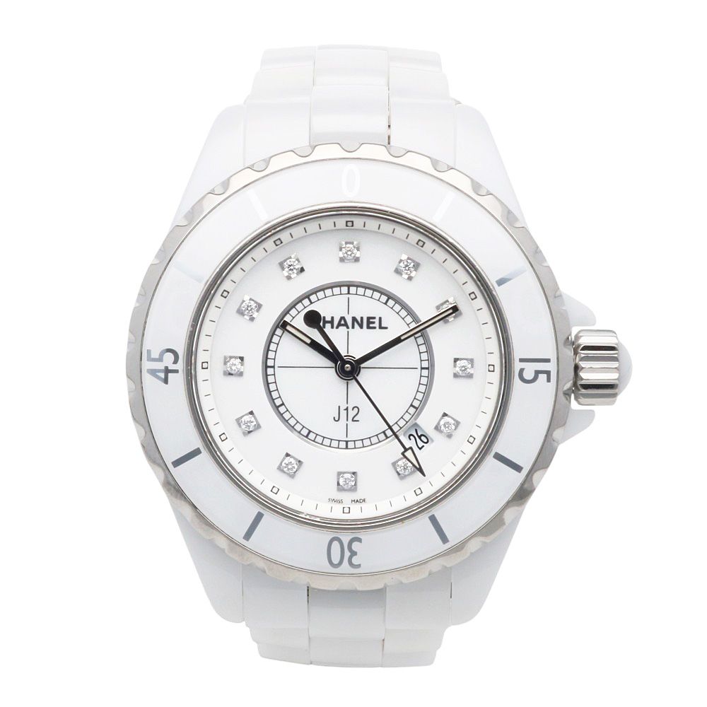 Chanel Watch White Ceramic Quartz — view 8