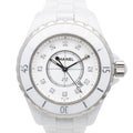 Chanel Watch White Ceramic Quartz
