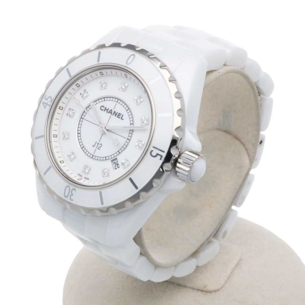 Chanel Watch White Ceramic Quartz — view 3