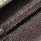 Gucci Bamboo 2-Way Clutch GG Canvas Brown — view 9