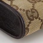Gucci Bamboo 2-Way Clutch GG Canvas Brown — view 4