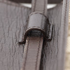 Gucci Bamboo 2-Way Clutch GG Canvas Brown — view 8