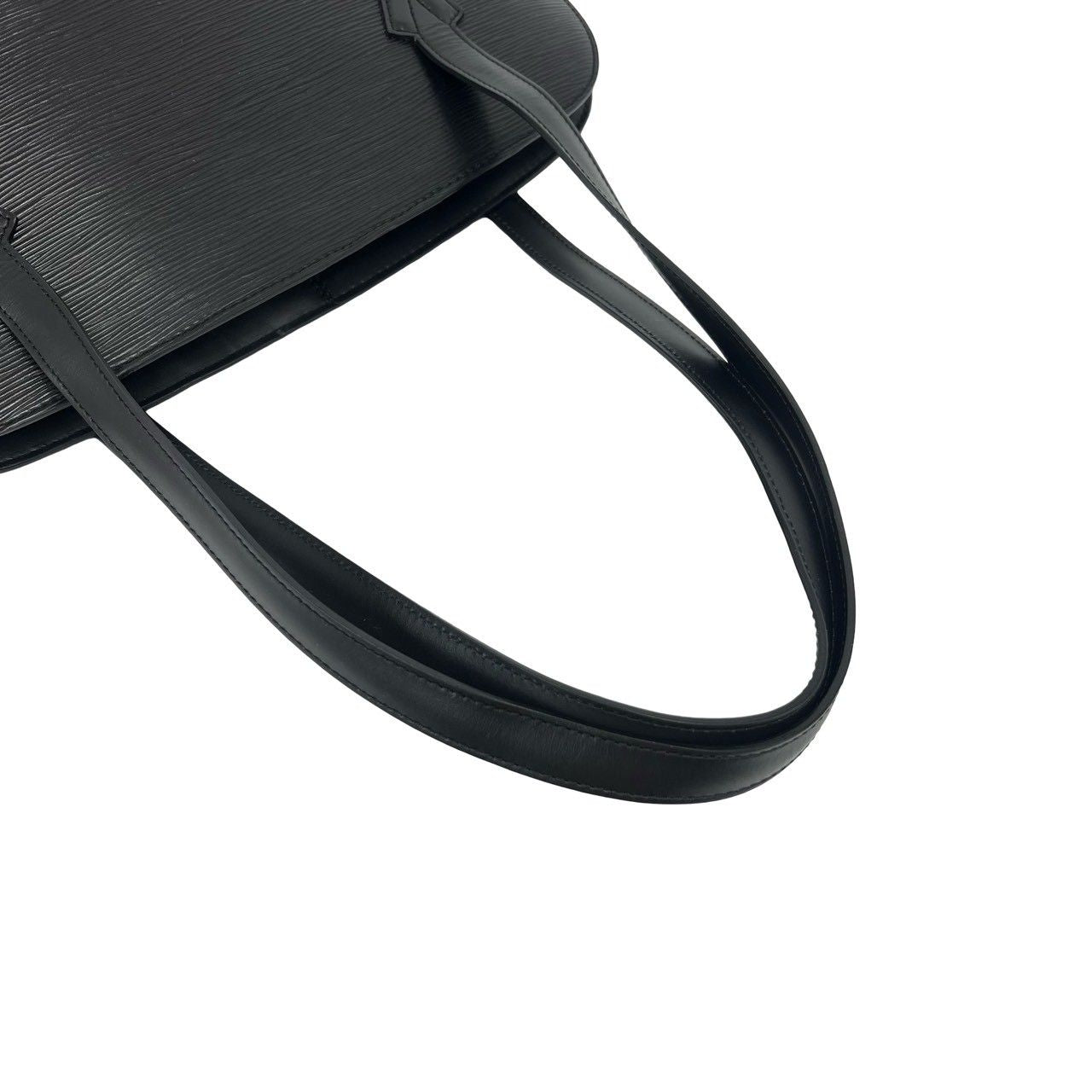 Louis Vuitton Vintage Lussac Epi Leather Tote Semi Short Noir — view 4