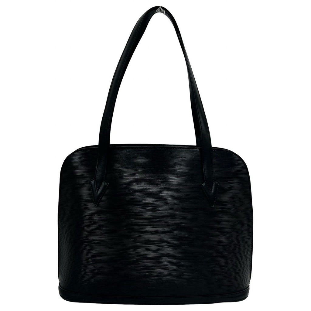 Louis Vuitton Vintage Lussac Epi Leather Tote Semi Short Noir — view 3