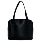 Louis Vuitton Vintage Lussac Epi Leather Tote Semi Short Noir — view 3