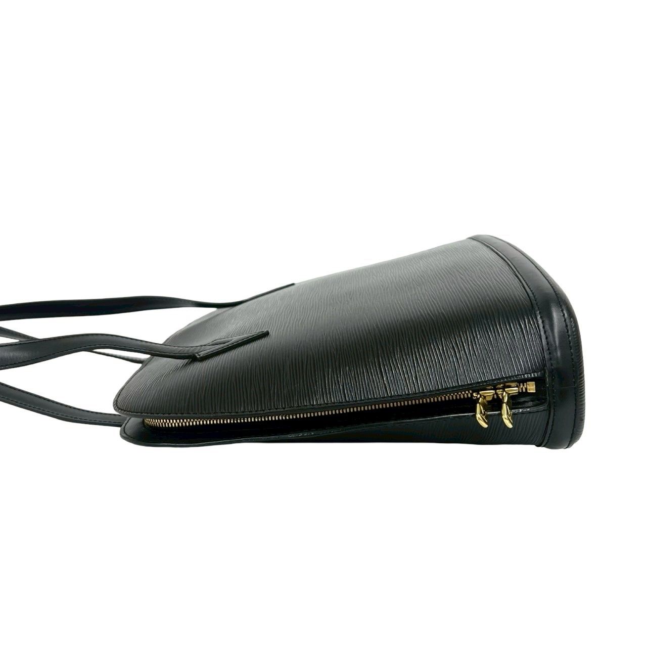 Louis Vuitton Vintage Lussac Epi Leather Tote Semi Short Noir — view 5