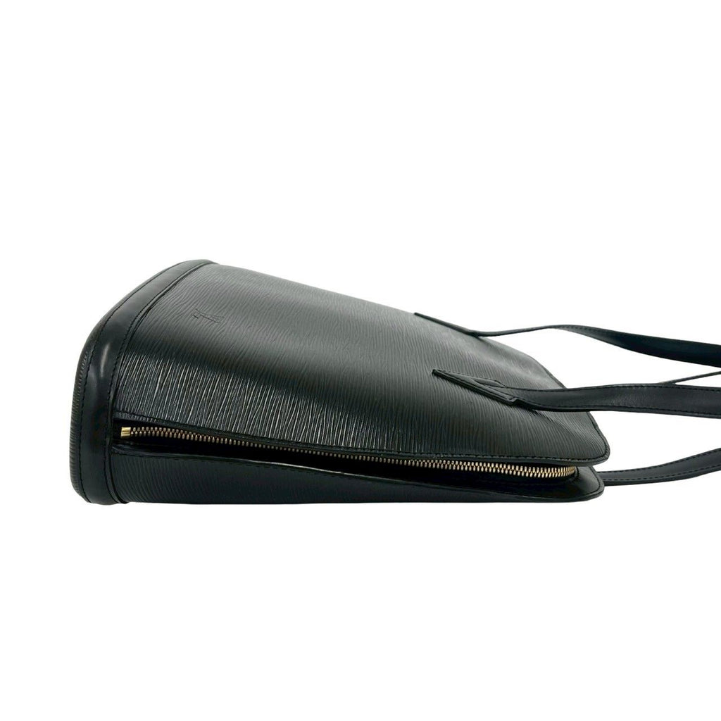 Louis Vuitton Vintage Lussac Epi Leather Tote Semi Short Noir — view 6