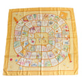 Hermes Carre 90 Scarf le Jeu Des Petits Bonheurs Little Happiness Game Silk