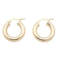 Bottega Veneta Hoop Earrings 925 Sterling Silver Gold Pawn