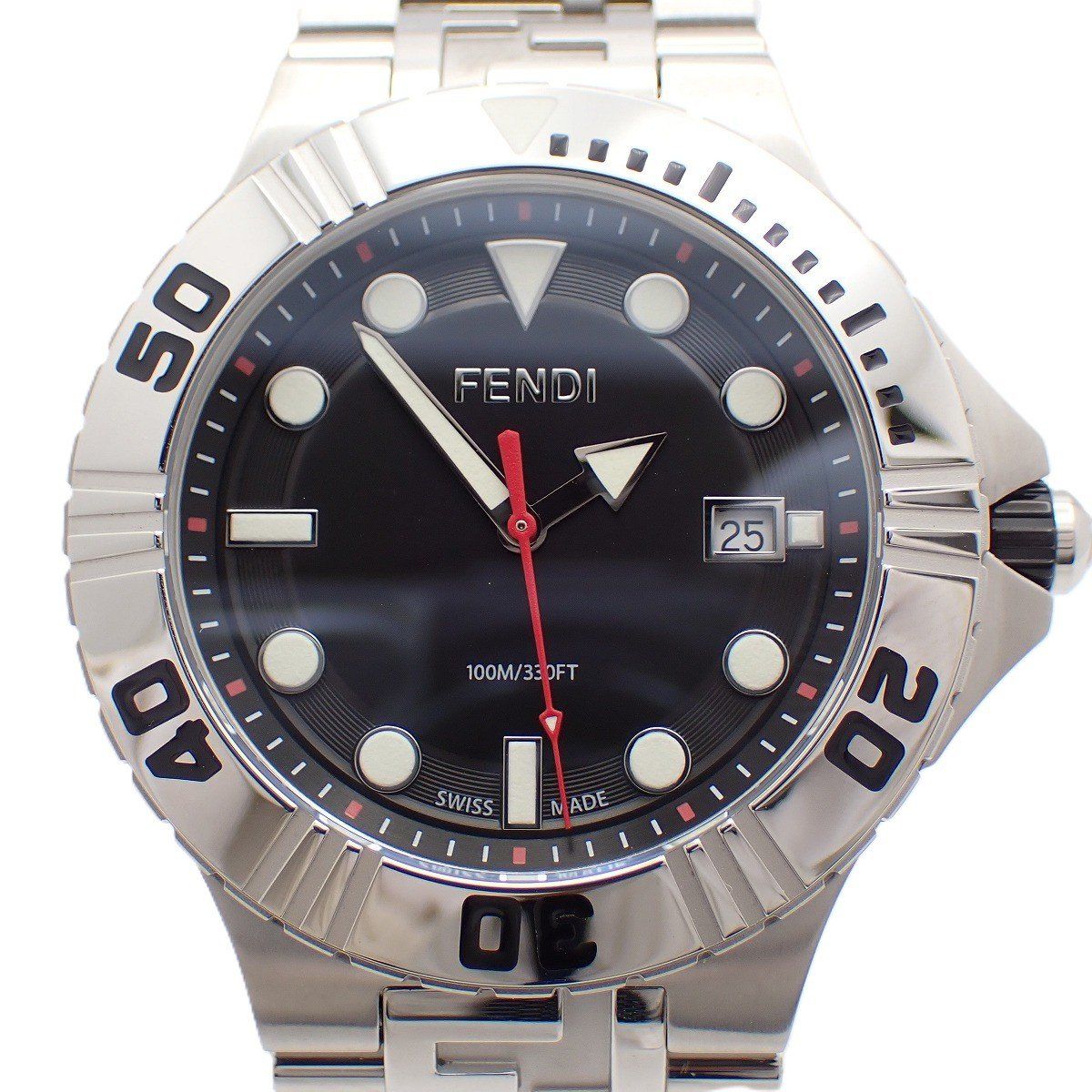 Fendi Notico Waterproof Diver Watch