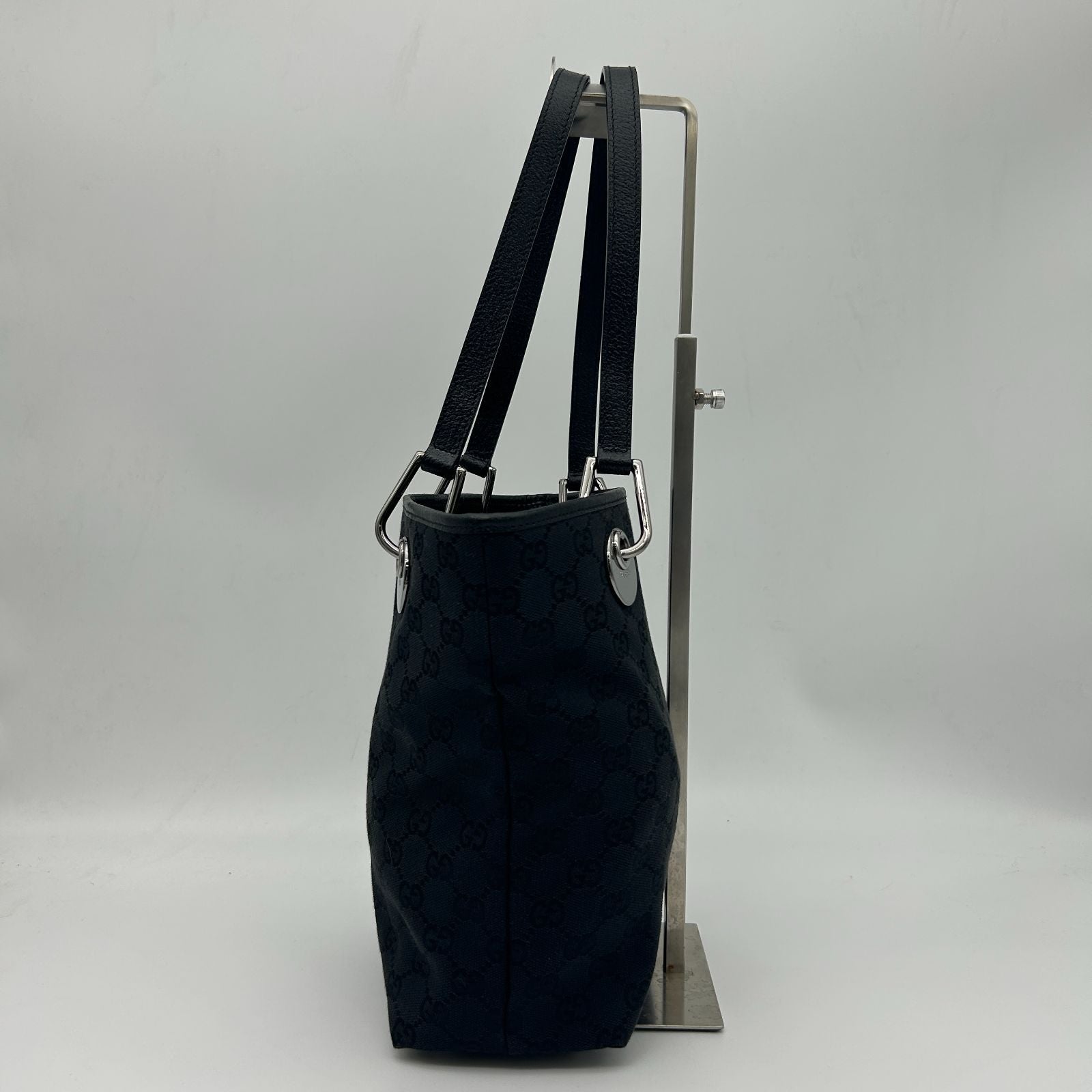 Gucci Tote Black GG Pattern Canvas — view 3
